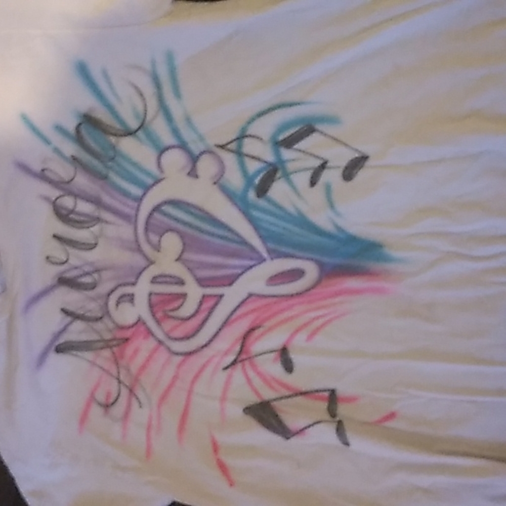 Cute spray painted shirt